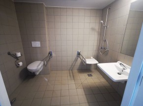 Salle de douche chambre PMR