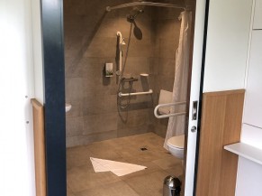 Salle de douche (chambre adaptée)