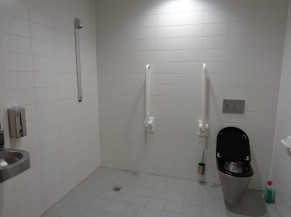 Exemple de salle de douche PMR