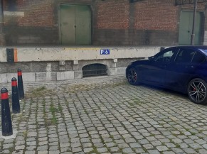 Parking en pavés