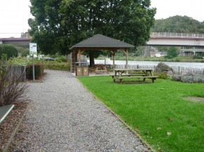 Rest area - gravel path