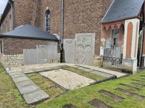 Cemetery - carved tombstone