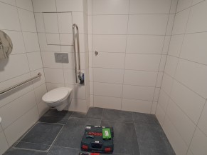 Adapted indoor WC