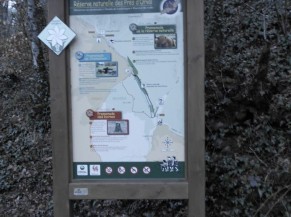 Infos sur les différentes promenades de la Réserve naturelle des prés d'Orval