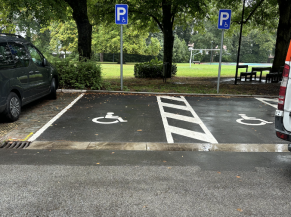 Reserved spaces Rue des Sapins